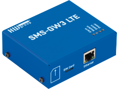 SMS-GW3 LTE — LAN-шлюз для отправки аварийных SMS от устройств HW group.